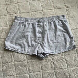 Victoria's Secret PINK | Lavender Gray Cozy Sleep Boxy Shorts | Size Extra Large